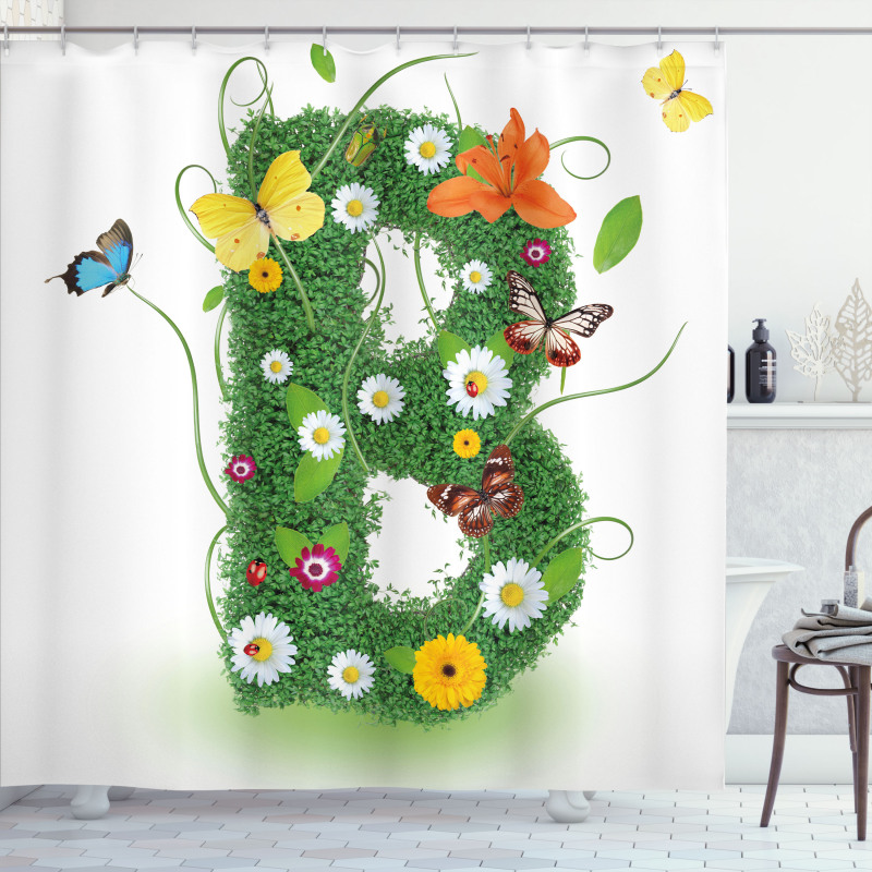 Flourish Daisy Garden Shower Curtain