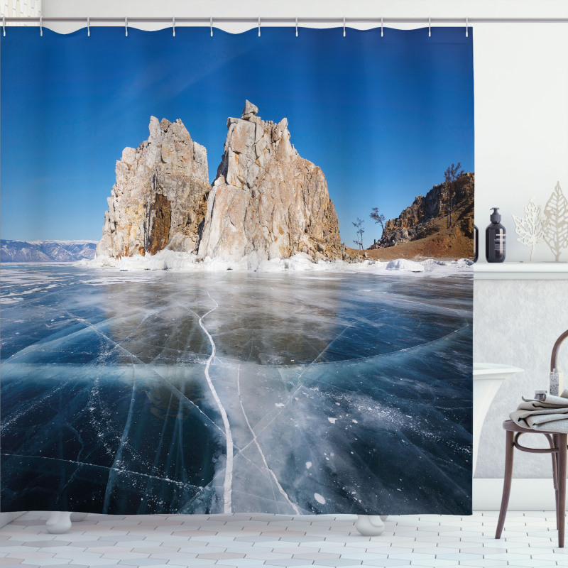 Lake Baikal in Siberia Shower Curtain