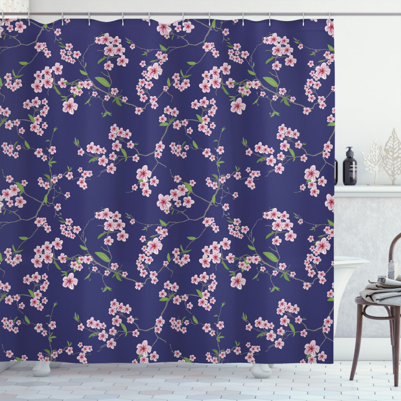 Sakura Blossom Shower Curtain