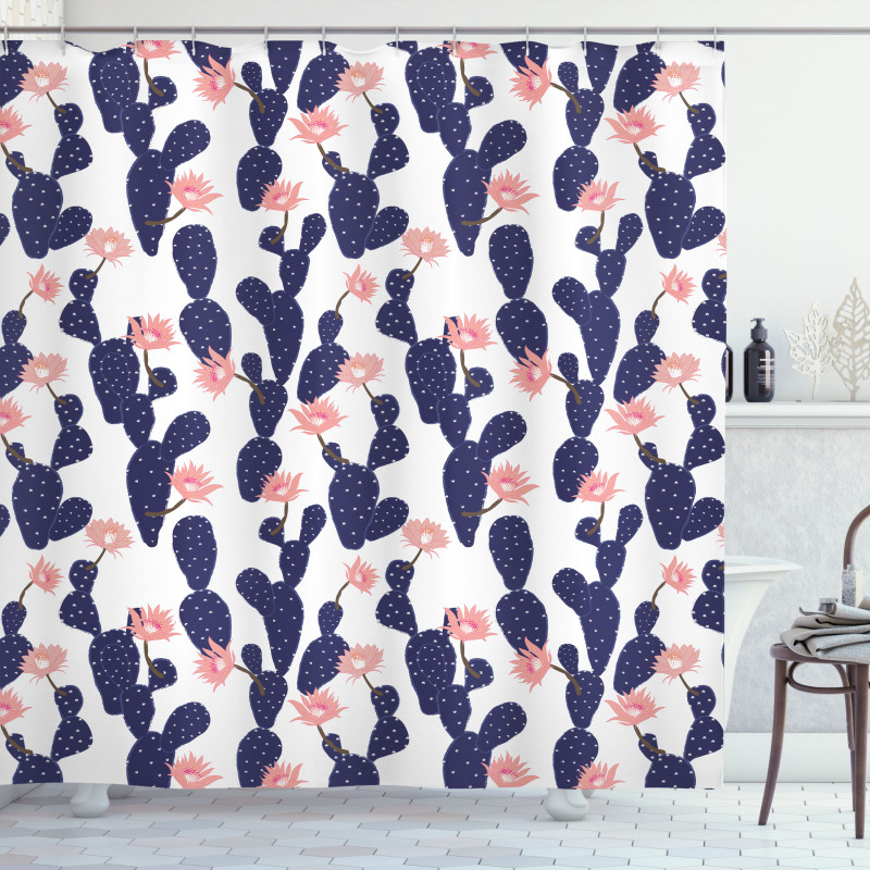 Cactus Garden Shower Curtain