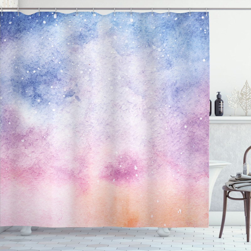 Soft Nebula Shower Curtain