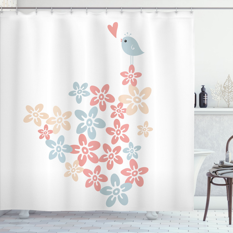 Vintage Design Shower Curtain