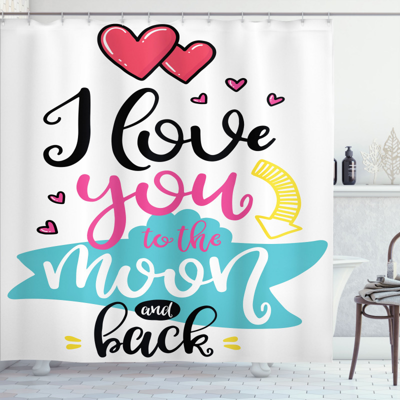 Lifestyle Words Partners Shower Curtain