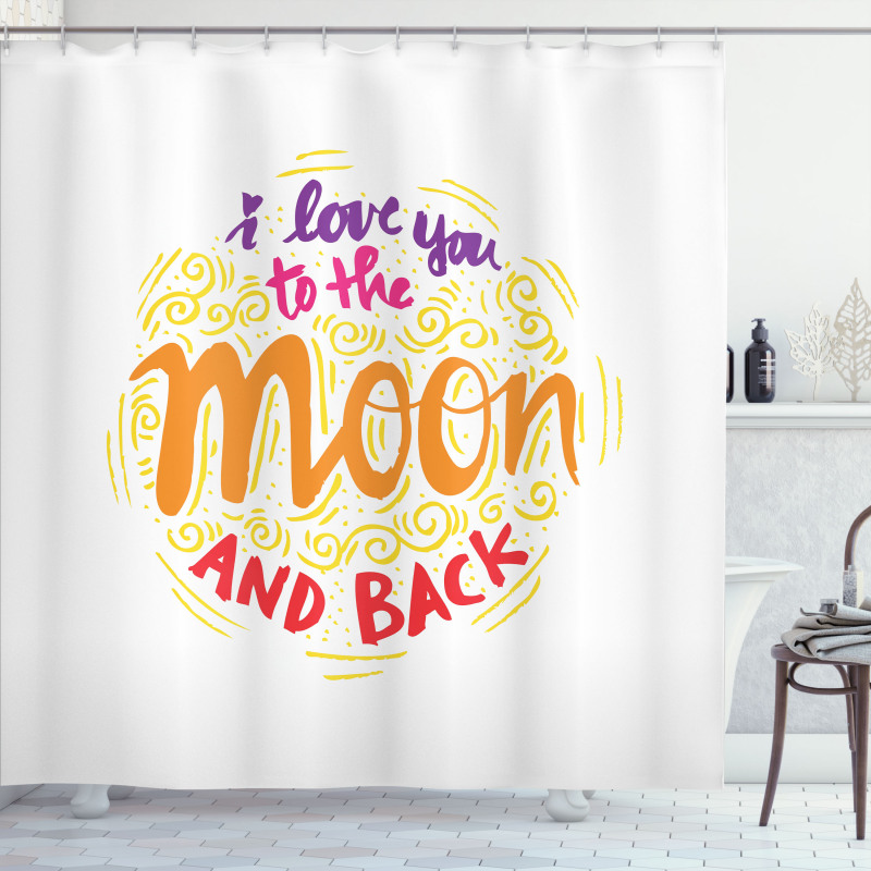 Forever Valentines Shower Curtain