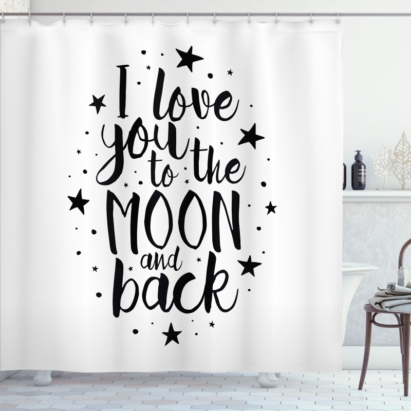 Inspiration Romance Shower Curtain