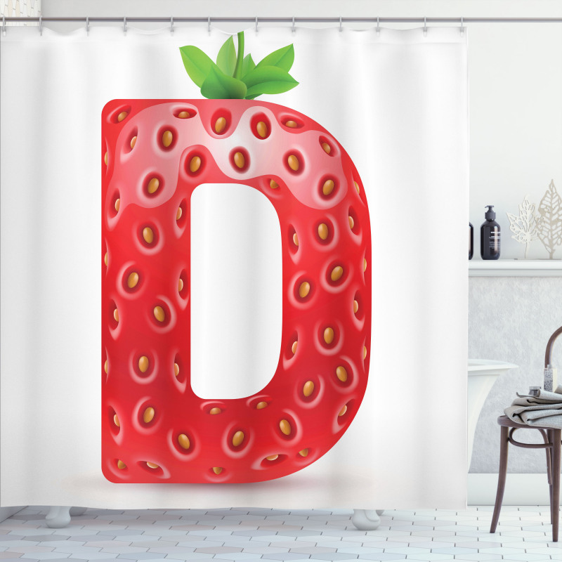 Ripe Fresh Fruit Theme Shower Curtain
