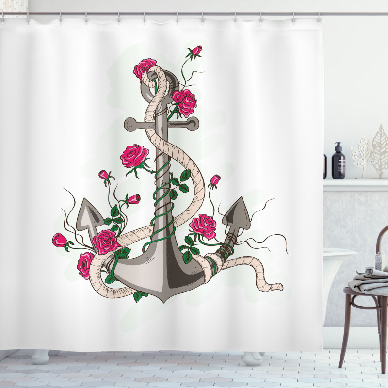 Romantic Marine Shower Curtain