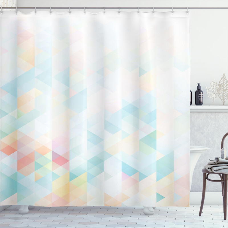 Geometrical Futuristic Shower Curtain