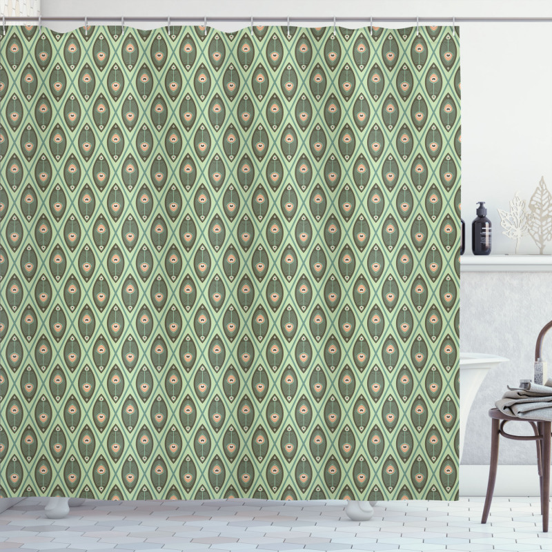 Peacock Feathers Shower Curtain
