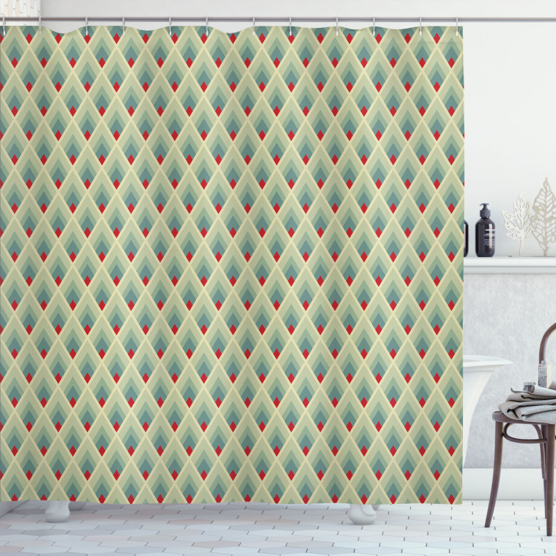 Mountain Shape Art Shower Curtain