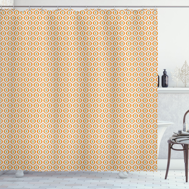 Cats Eye Pattern Shower Curtain