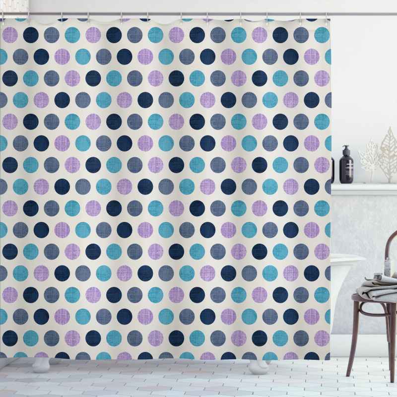 Ancestral Polka Dots Shower Curtain