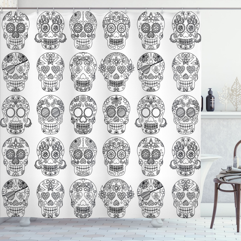 Day of Dead Shower Curtain