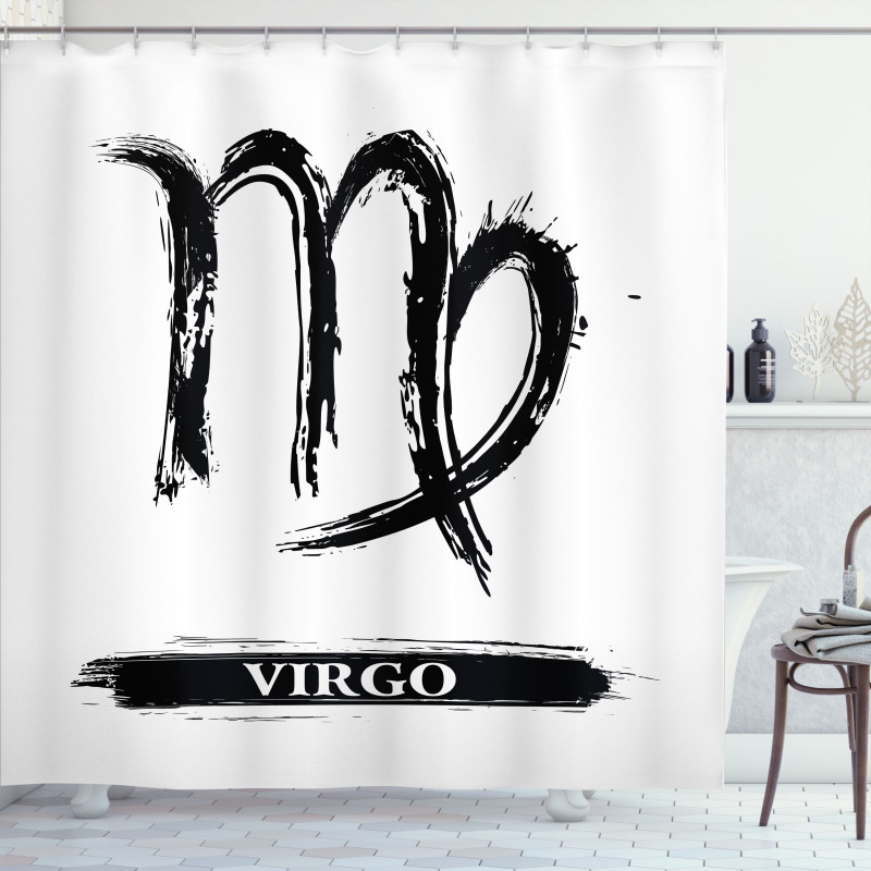 Zodiac Virgo Shower Curtain
