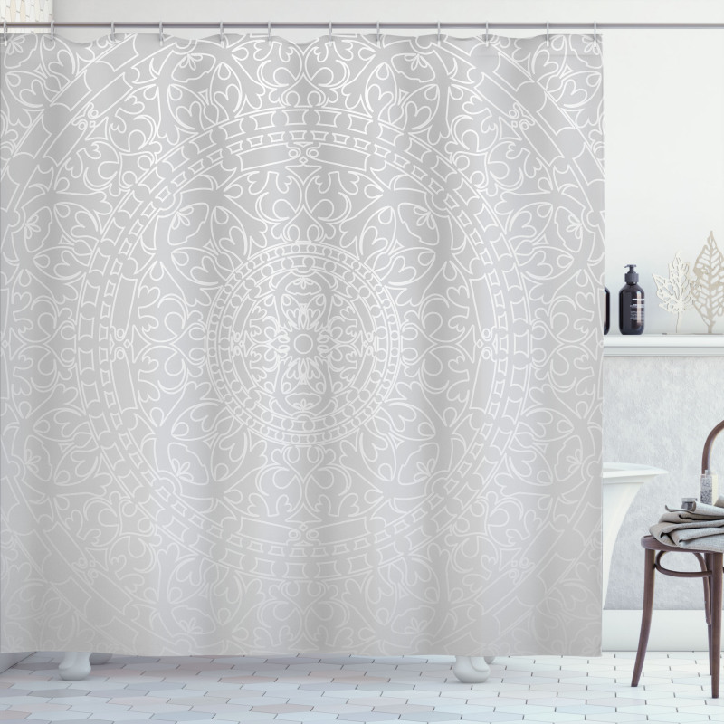 Oriental Design Shower Curtain