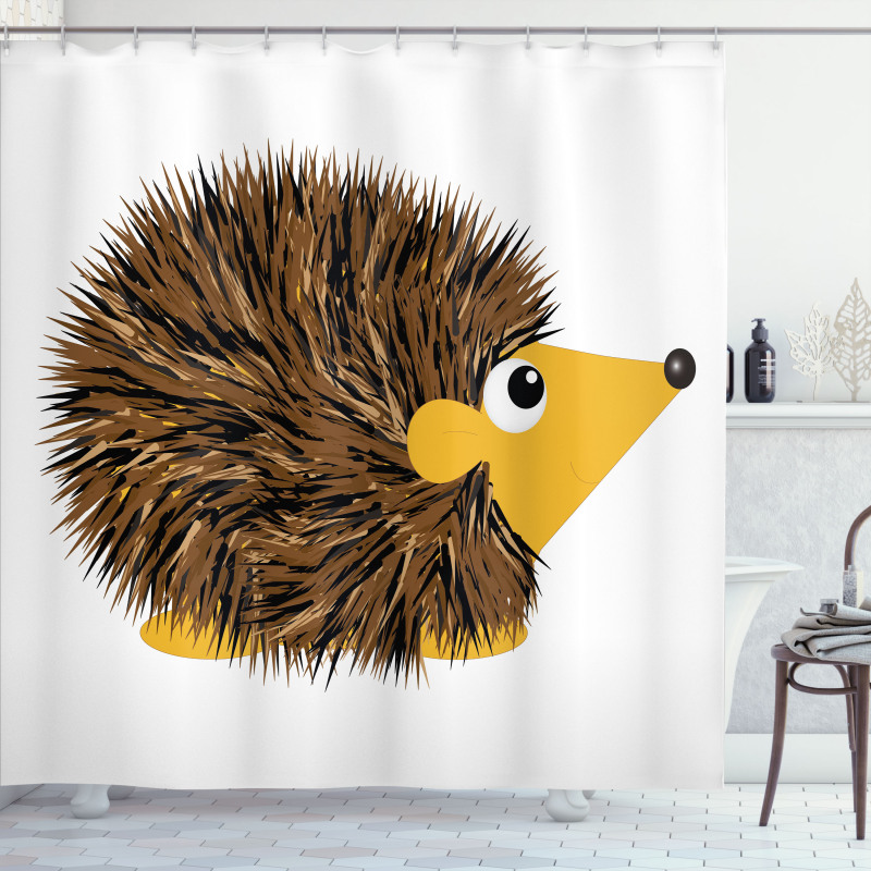 Cartoon Animal Smile Shower Curtain