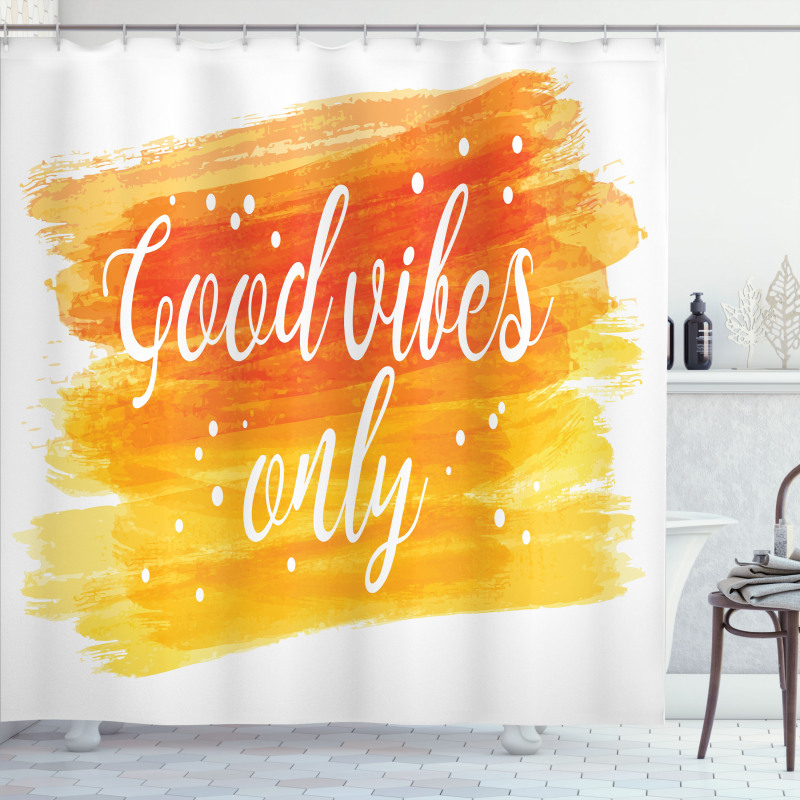 Modern Watercolor Shower Curtain