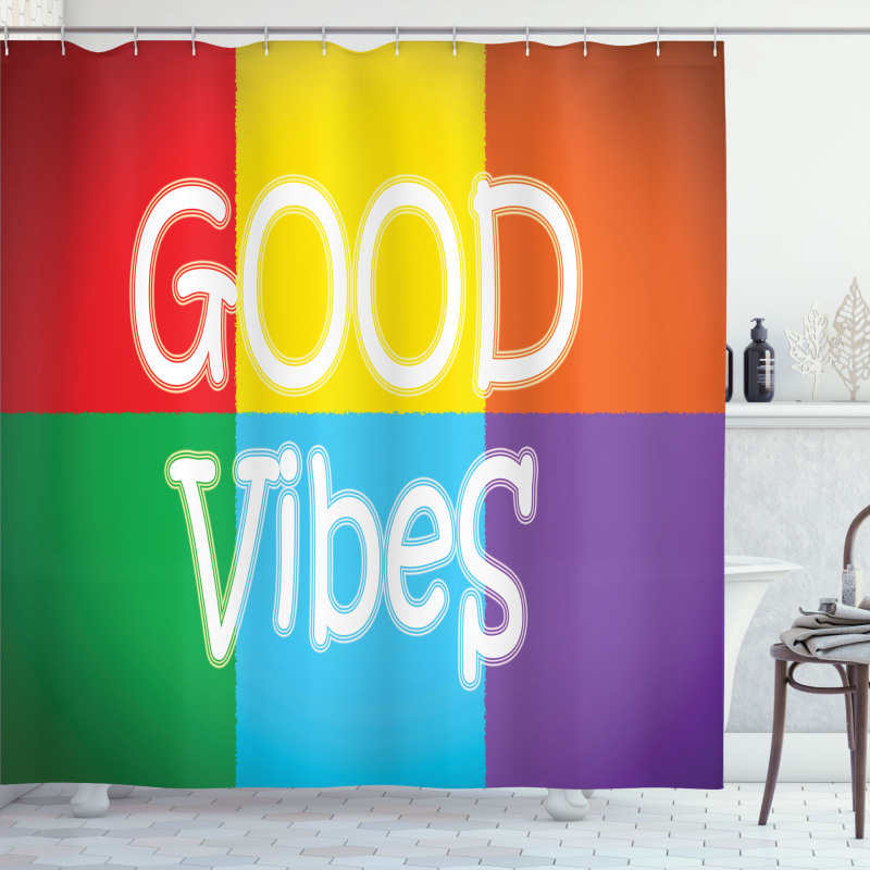 Lively Colors Energy Shower Curtain