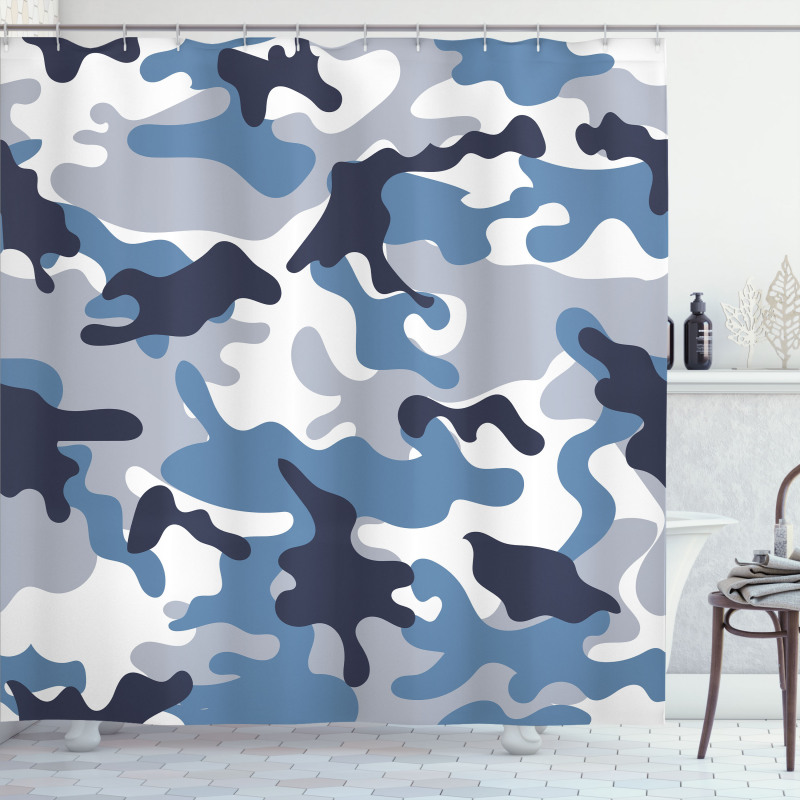 Soft Colors Design Shower Curtain