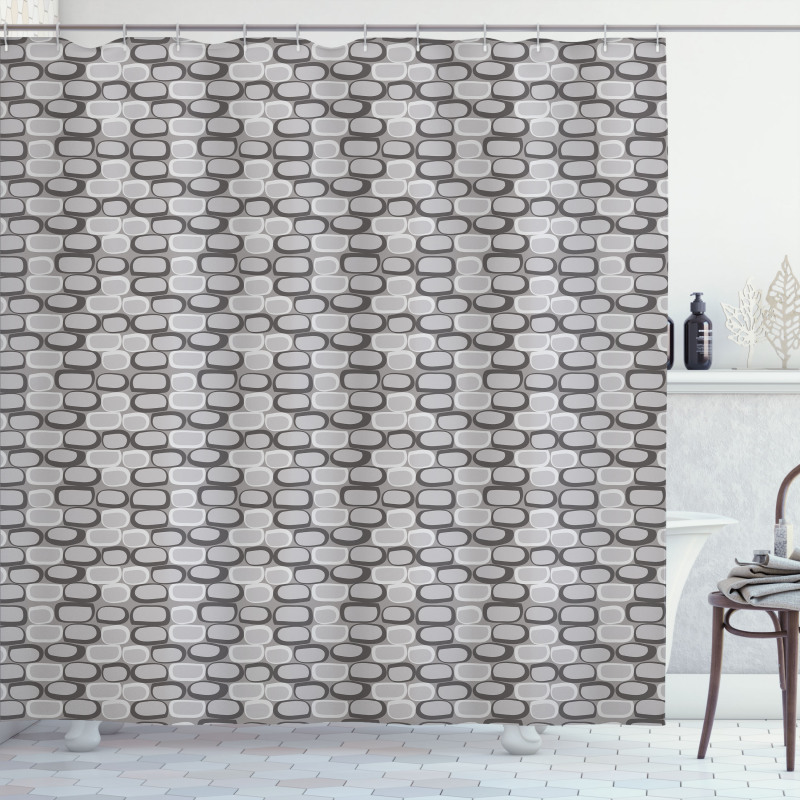 Stone Wall Pattern Shower Curtain