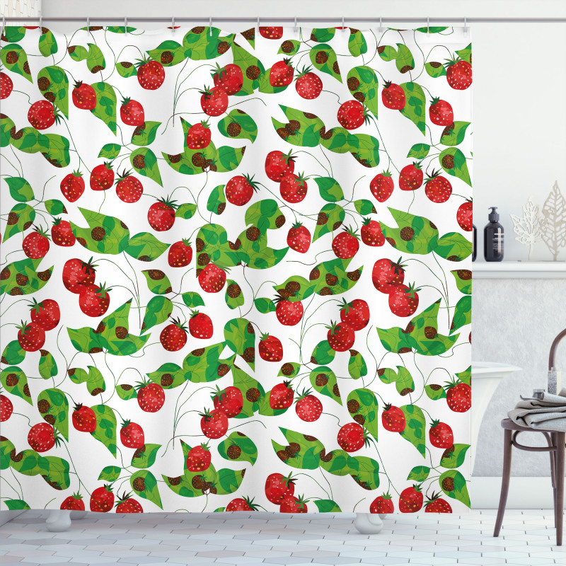 Summer Vibes Joyful Shower Curtain