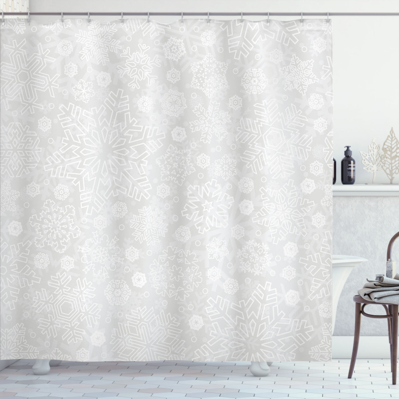 Ornate Flakes Shower Curtain