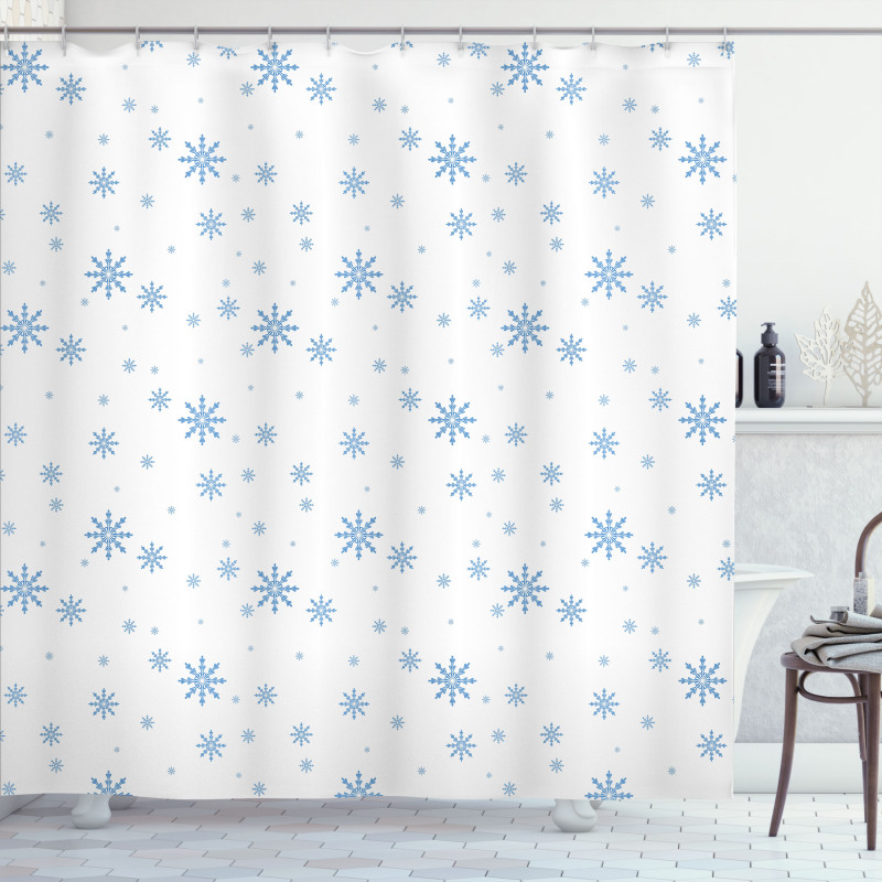 Cold December Frost Shower Curtain