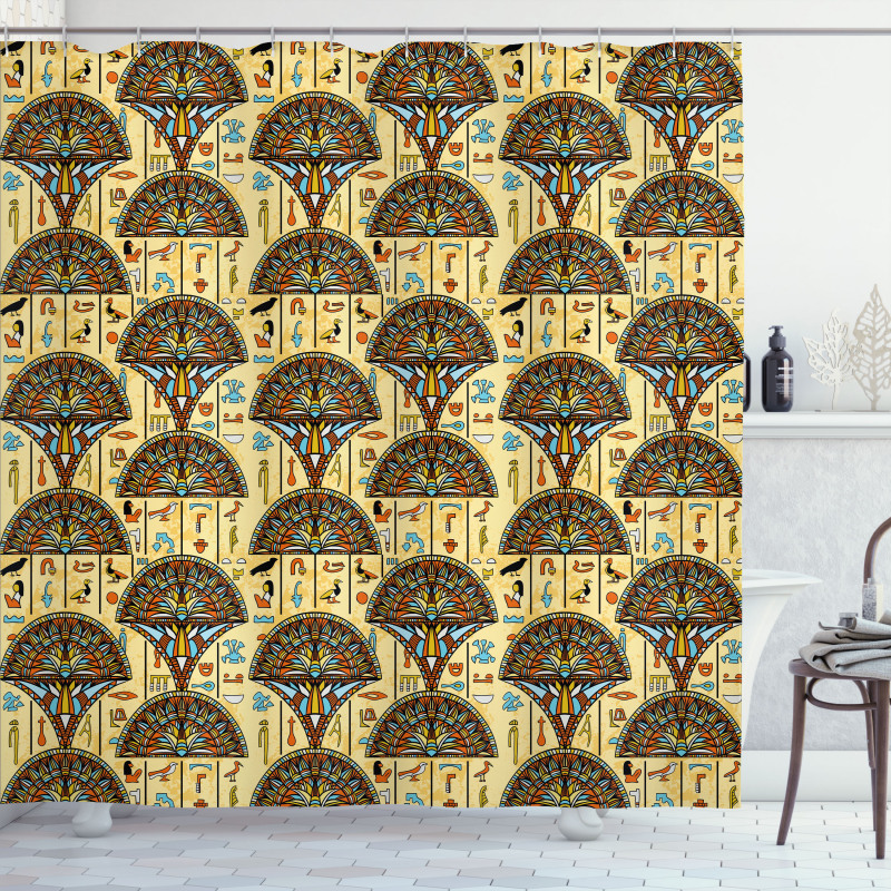 Folkloric Ornaments Shower Curtain