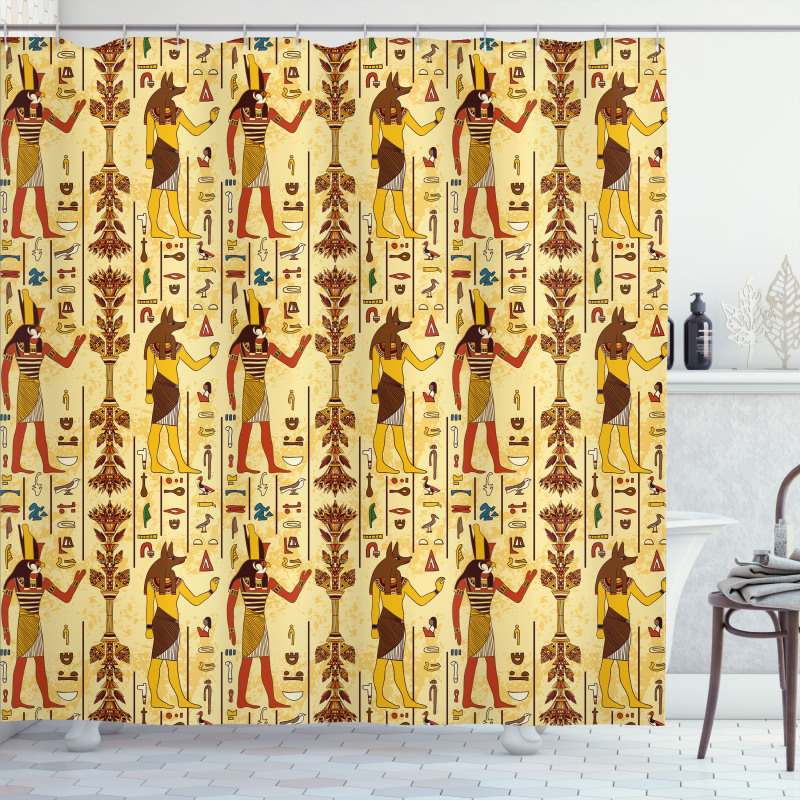 Grunge and Retro Timeless Shower Curtain