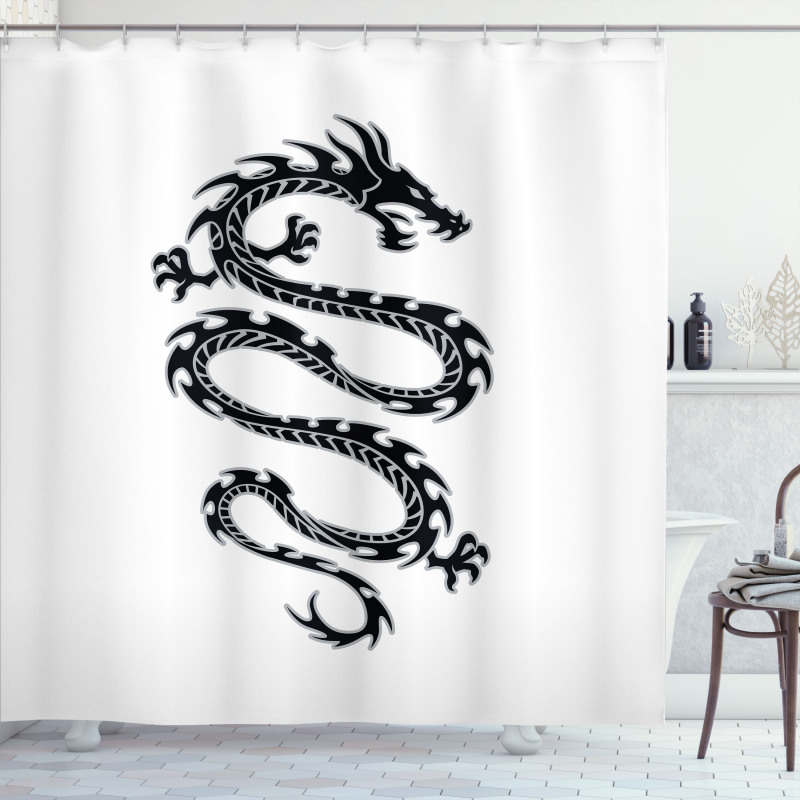 Tribal Medieval Shower Curtain