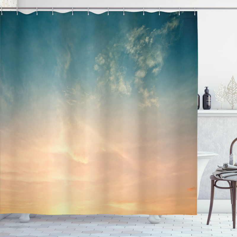 Horizon Summer Time Photo Shower Curtain