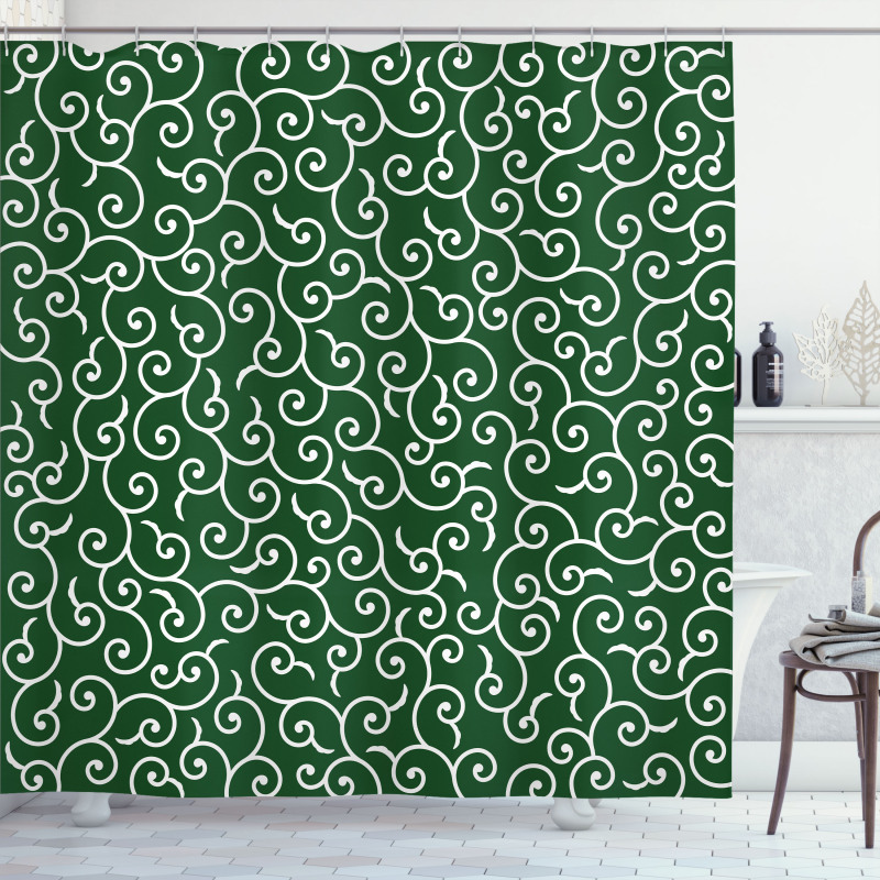 Japanese Pattern Shower Curtain