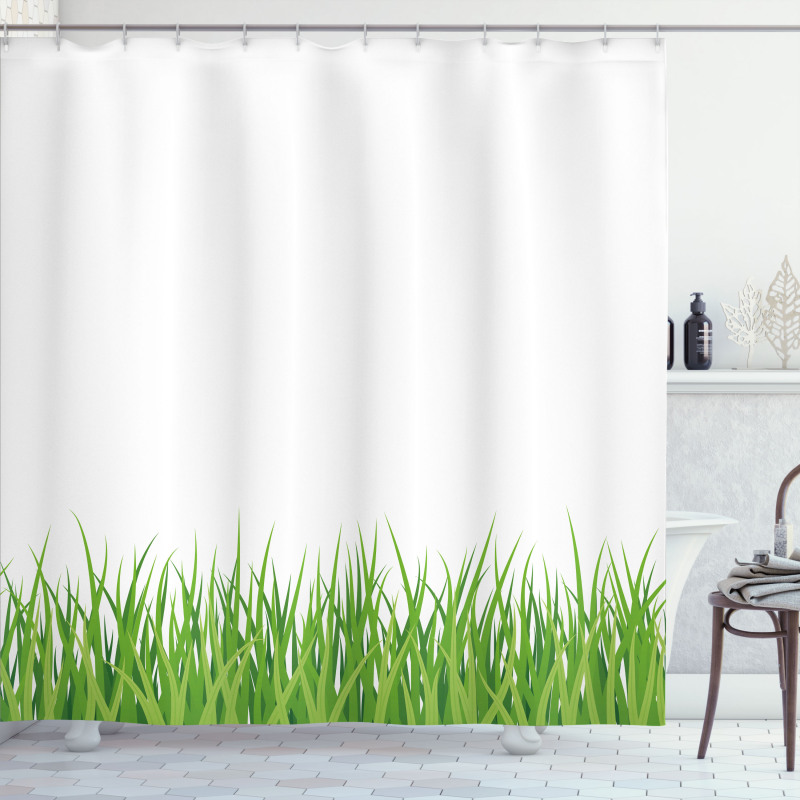 Fresh Grass Lawn Garden Shower Curtain