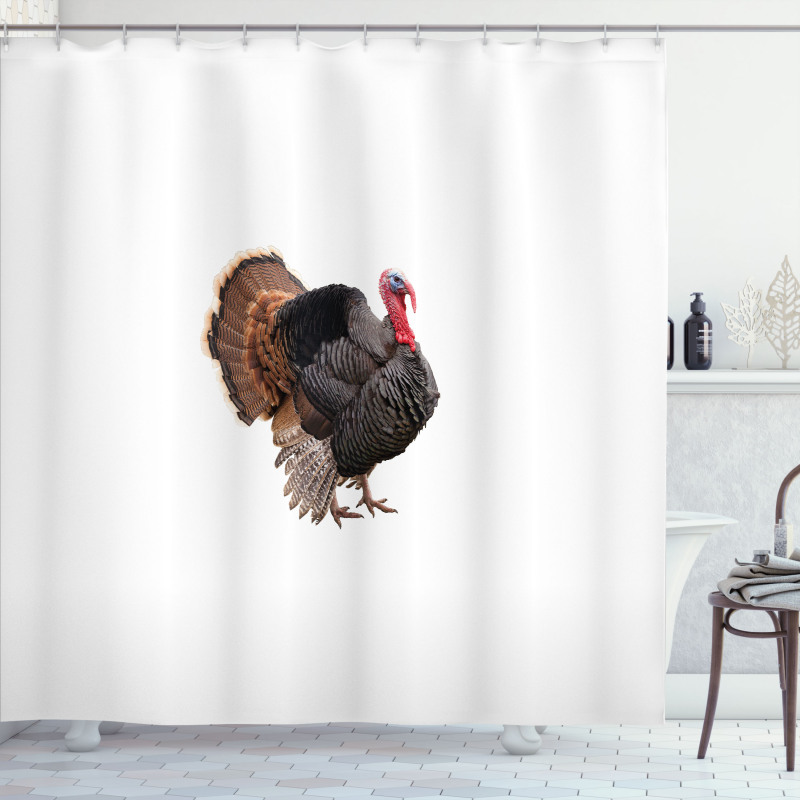 Farm Animal Portrait Shower Curtain
