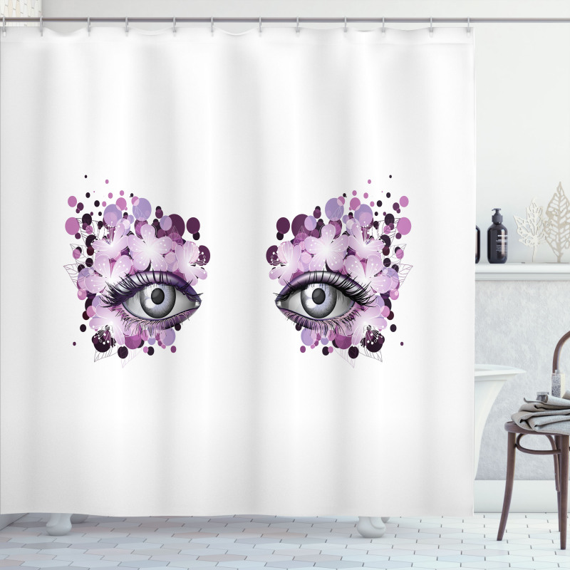 Fantasy Look Blossoms Shower Curtain