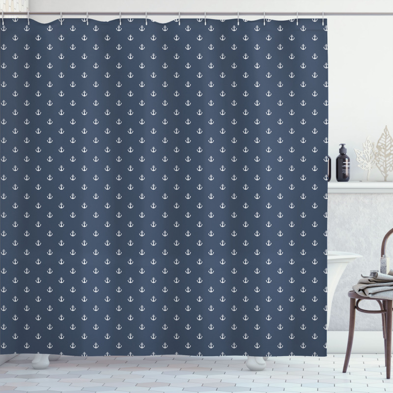 Anchors Sea Travel Shower Curtain