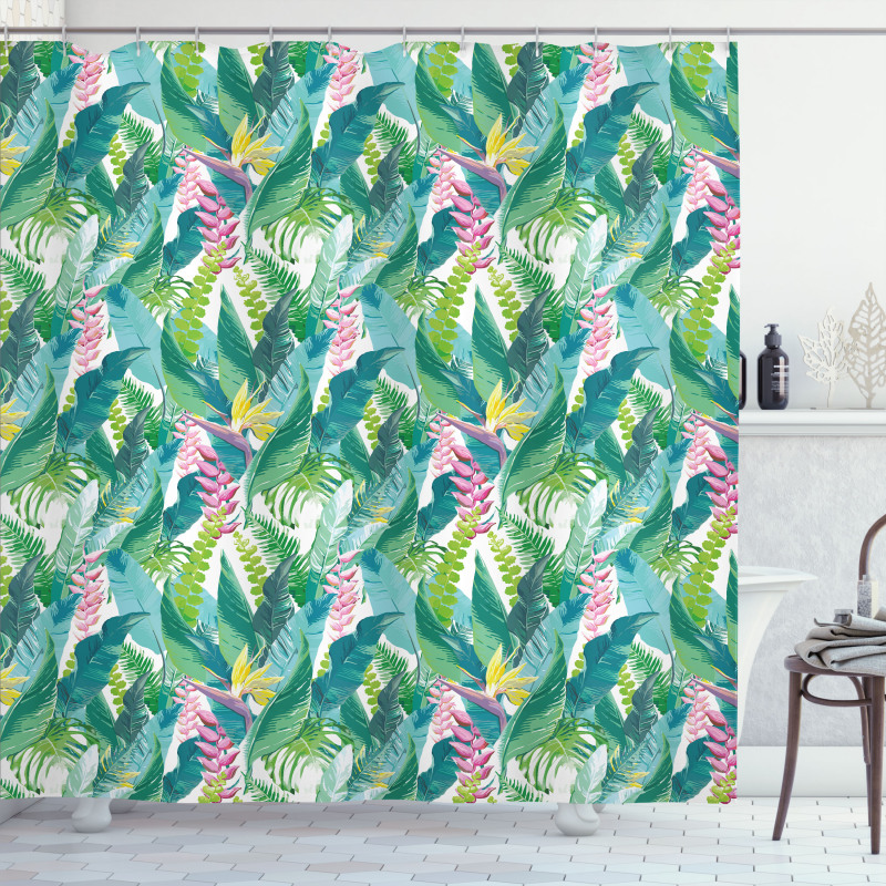 Exotic Jungle Hawaii Shower Curtain