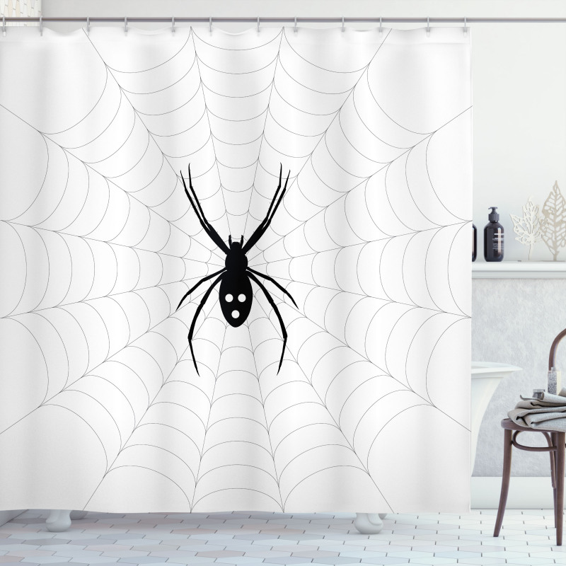 Poisonous Bug Thread Shower Curtain