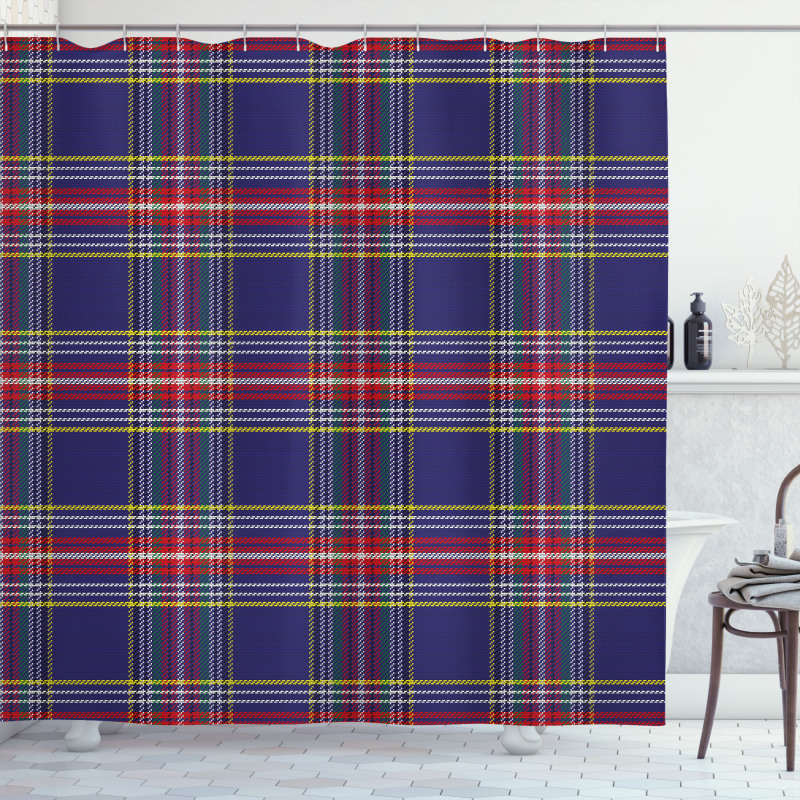 Scottish Country Style Shower Curtain