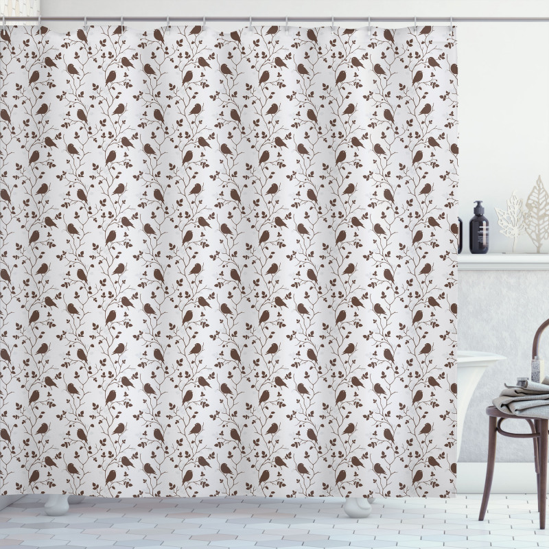 Retro Rustic Autumn Shower Curtain