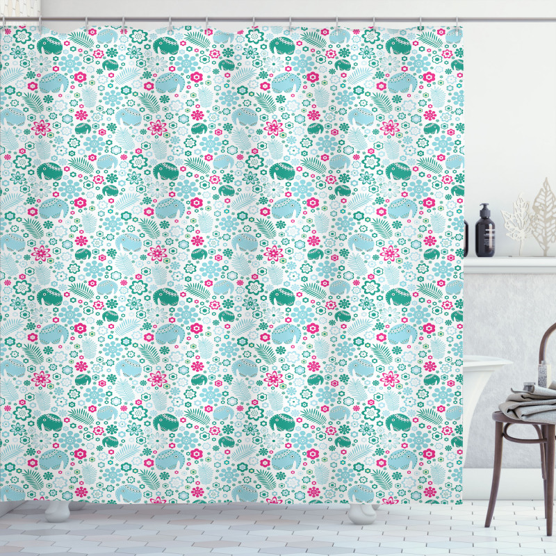 Tropical Art Shower Curtain