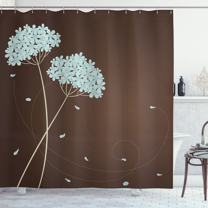 Falling Leaves Shower Curtain
