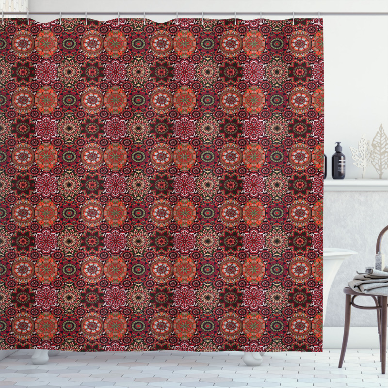 Vintage Ottoman Tile Shower Curtain