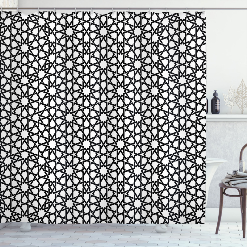 Moorish Classic Motifs Shower Curtain