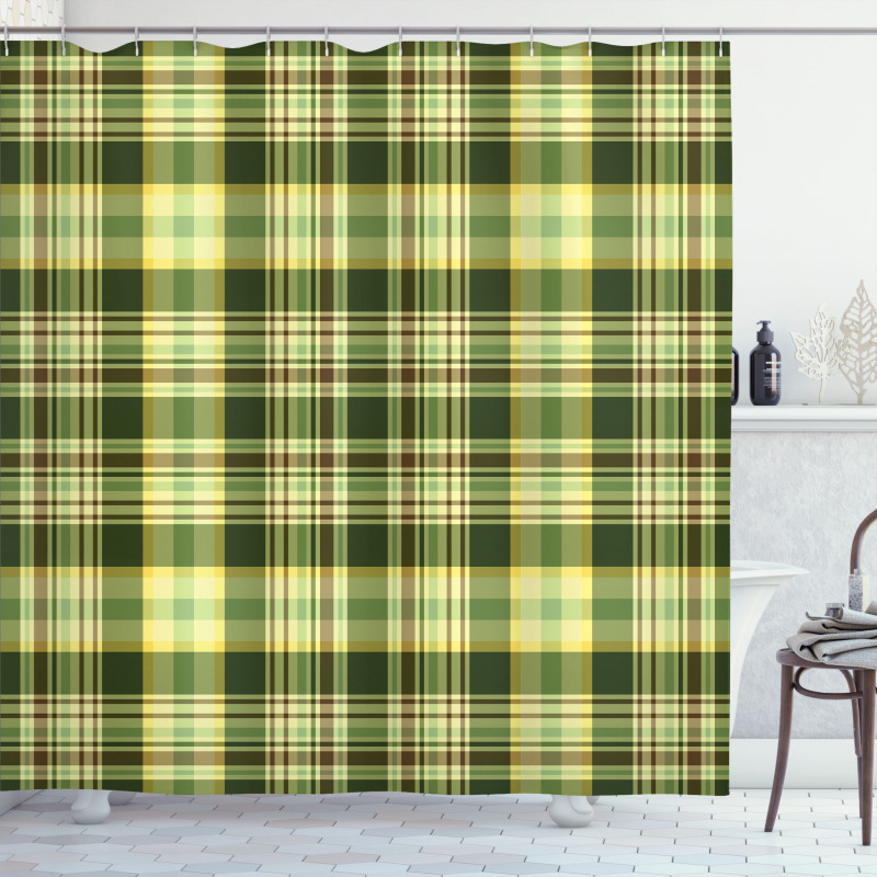 Scottish Quilt Shower Curtain