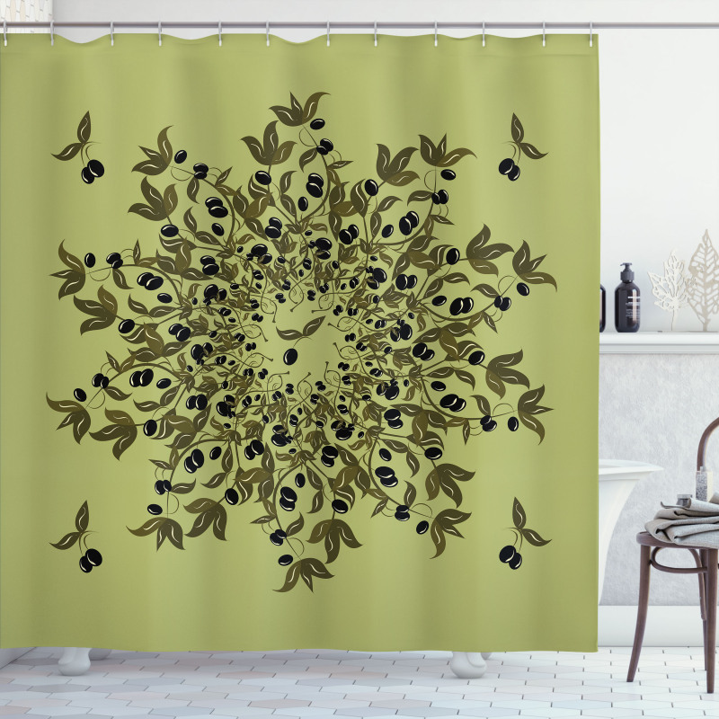 Fruit Branches Shower Curtain