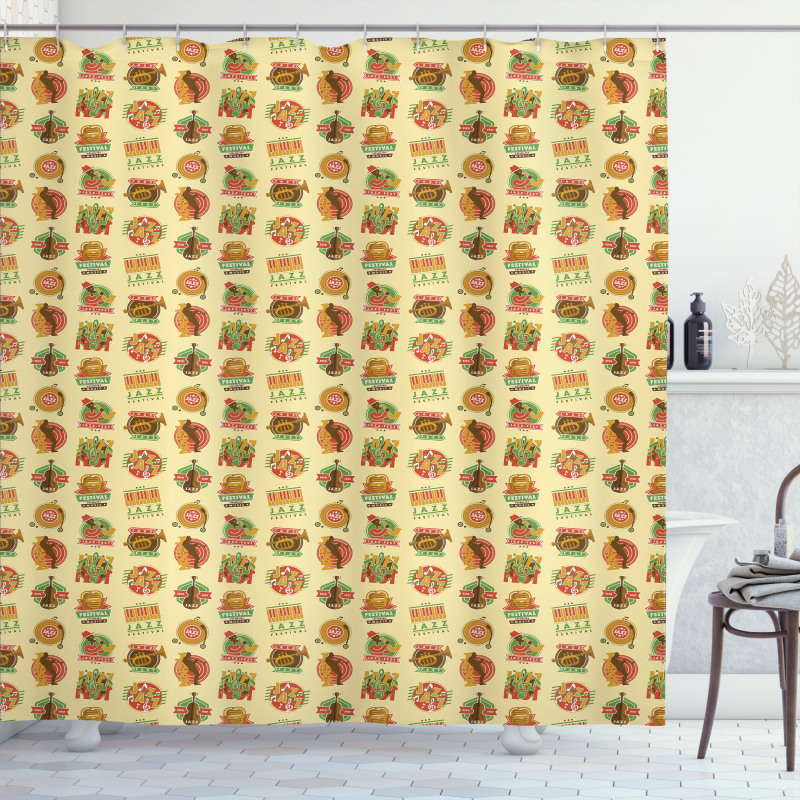 Festival Instruments Shower Curtain