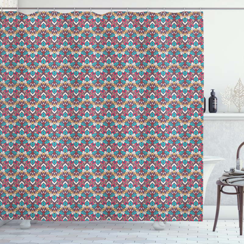 Oriental Pattern Shower Curtain