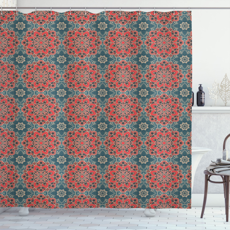 Culture Flowers Shower Curtain