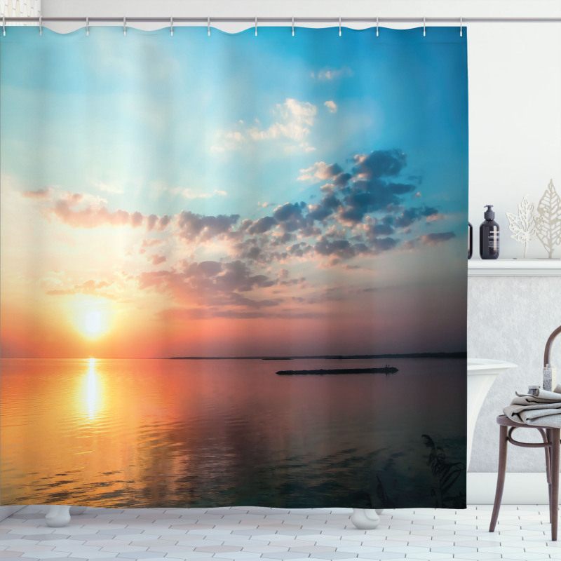 Dreamlike Twilight Scenery Shower Curtain